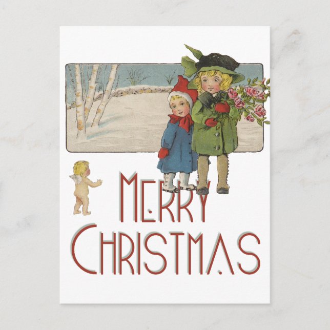 Ilustración Antigüedades Infantiles Navidad 1920 (Anverso)