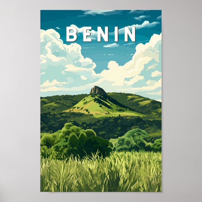 Ilustracion Benín Viajes de arte (Frente)