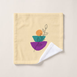 Ilustración boho de hojas