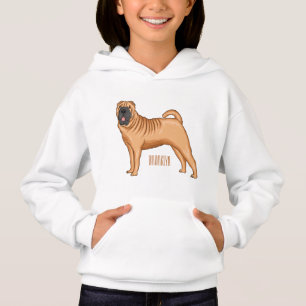 Ilustracion chino de personalizado de perro Shar-P