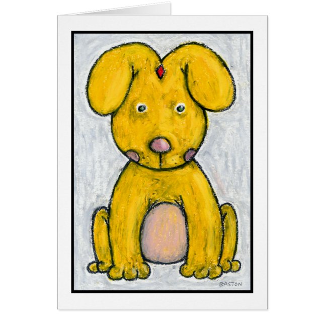 Ilustracion chistoso del perro, arte de Denis (Frente)