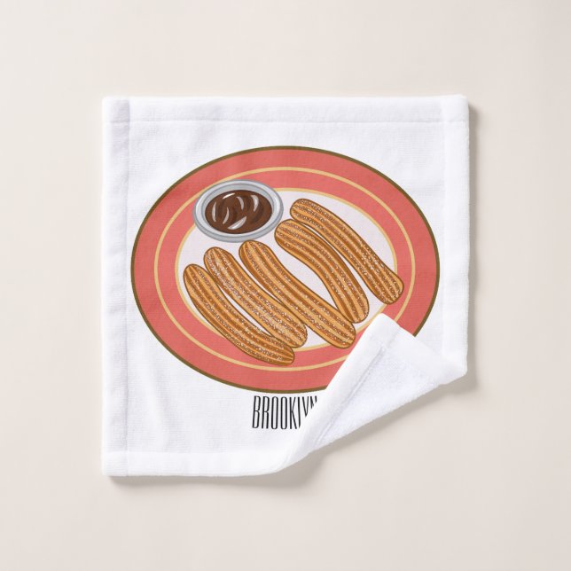 Ilustracion Churro personalizado (Toallita)