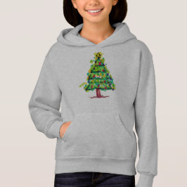 Ilustración Colorida de Árbol de Navidad