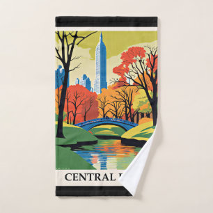 Ilustracion colorido de Central Park