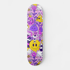 Ilustracion Cute Personalizado Skateboard