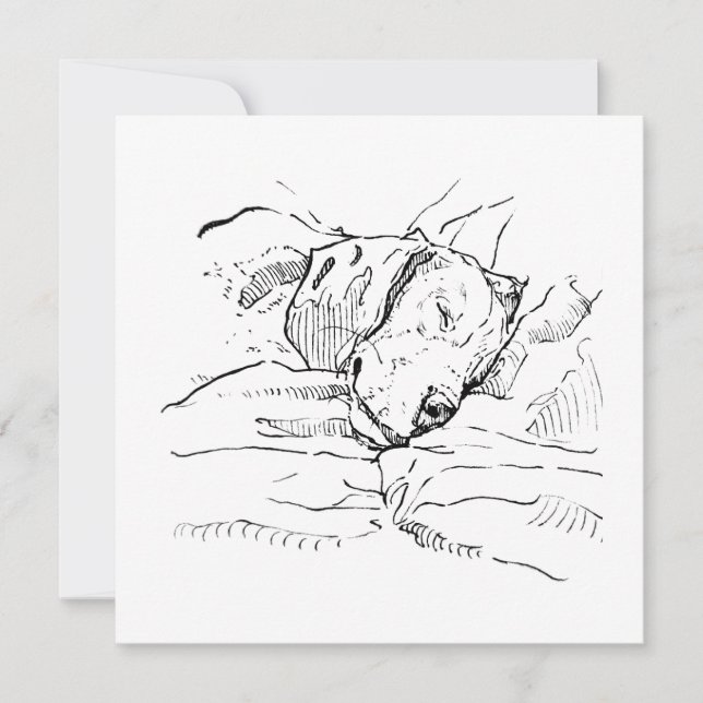 Ilustración de amante de perros Beagle  (Anverso)