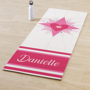 Ilustracion de amor Yoga Mat