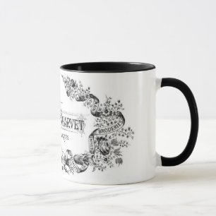 Ilustración de anuncio francés vintage - Taza