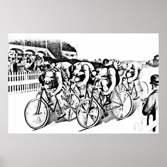 ilustracion de arte de carrera en bicicleta de los (Frente)