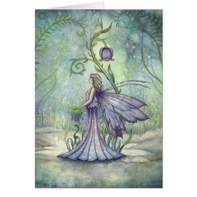 Ilustración de arte de fantasía de hada de flor de (Frente)