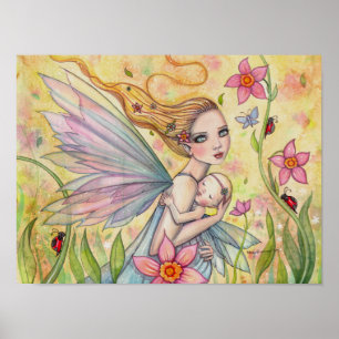Ilustración de Arte Fantasía de Hada de la Materni