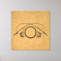 Ilustracion de arte Fly Fishing Antique FIshing Ro