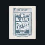 Ilustracion de arte instantáneo de café pop<br><div class="desc">Un ilustracion de arte pop de un sobre de café instantáneo. Diseñar para cualquiera que no sea un snob de café y que simplemente disfrute de una taza simple de café congelado instantáneo para su habitual solución de cafeína.</div>