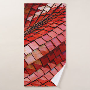 Ilustracion de azulejos rojos