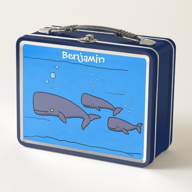 Ilustracion de ballenas personalizados migratorias (Anverso)