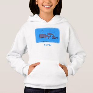 Ilustracion de ballenas personalizados migratorias