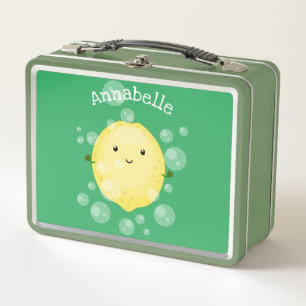 Ilustracion de burbujas de personalizado de limón