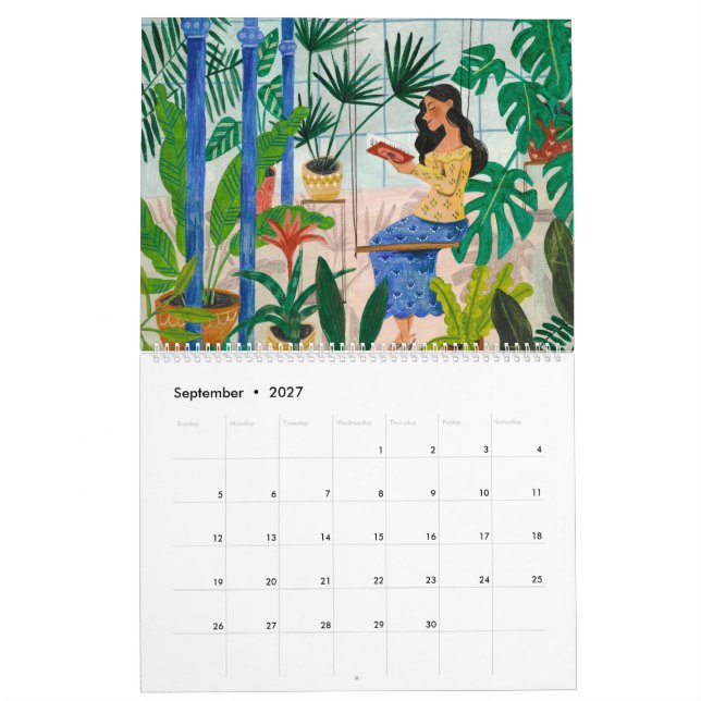 Ilustración de calendario Caroline Bonne Müller (Sep 2027)