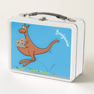 Ilustracion de canguro y personalizado de koalas