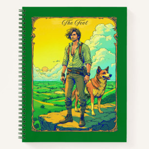 Ilustración de carta de tarot, Diario del Loco