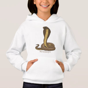 Ilustracion de cobra marrón