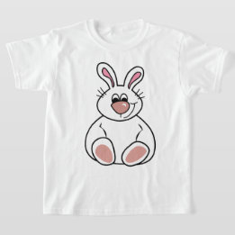 Ilustración de conejito lindo | Camiseta de animal
