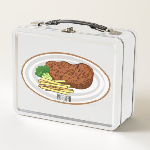 ilustración de dibujos animados de bistec
