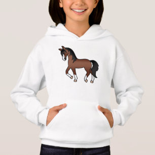 Ilustración de dibujos animados de caballo trotón