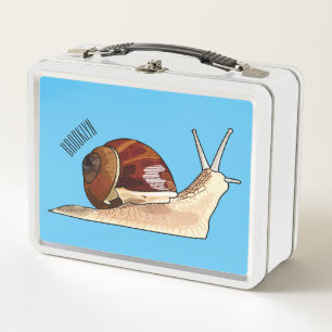 Ilustración de dibujos animados de caracol