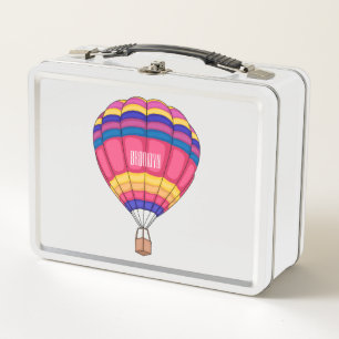 Ilustración de dibujos animados de globo aerostáti