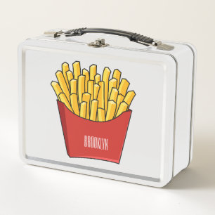 Ilustración de dibujos animados de papas fritas