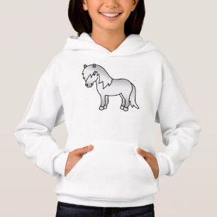 Ilustración de dibujos animados de poni Shetland g