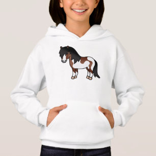 Ilustración de dibujos animados de poni Shetland p