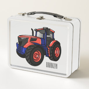 Ilustración de dibujos animados de tractor 