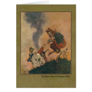 Ilustracion de Edmund Dulac de la reina de la