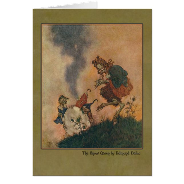 Ilustracion de Edmund Dulac de la reina de la (Frente)