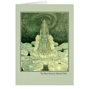 Ilustracion de Edmund Dulac de la reina de la