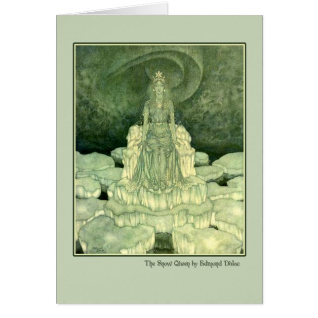 Ilustracion de Edmund Dulac de la reina de la (Frente)