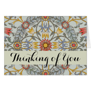 Ilustracion de flores de círculo floral William Mo