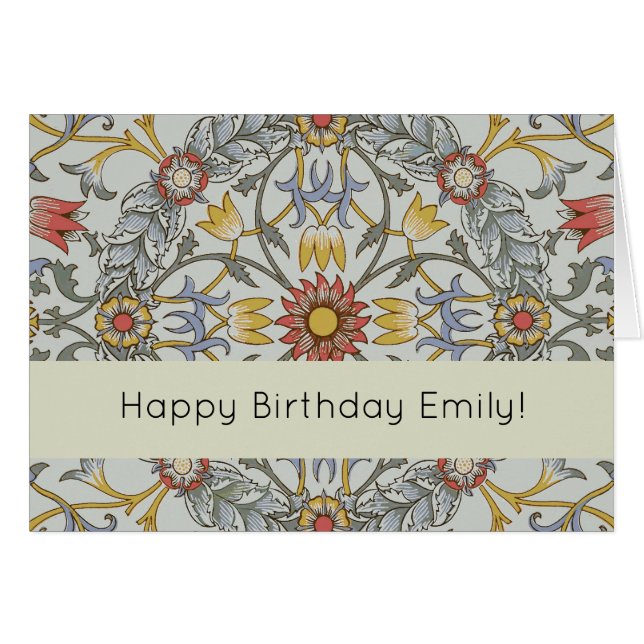 Ilustracion de flores de círculo floral William Mo (Anverso (Horizontal))