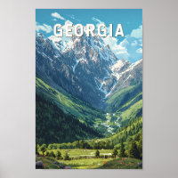 Ilustracion de Georgia Viaje de arte