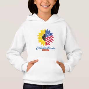 Ilustración de girasol 4 de julio