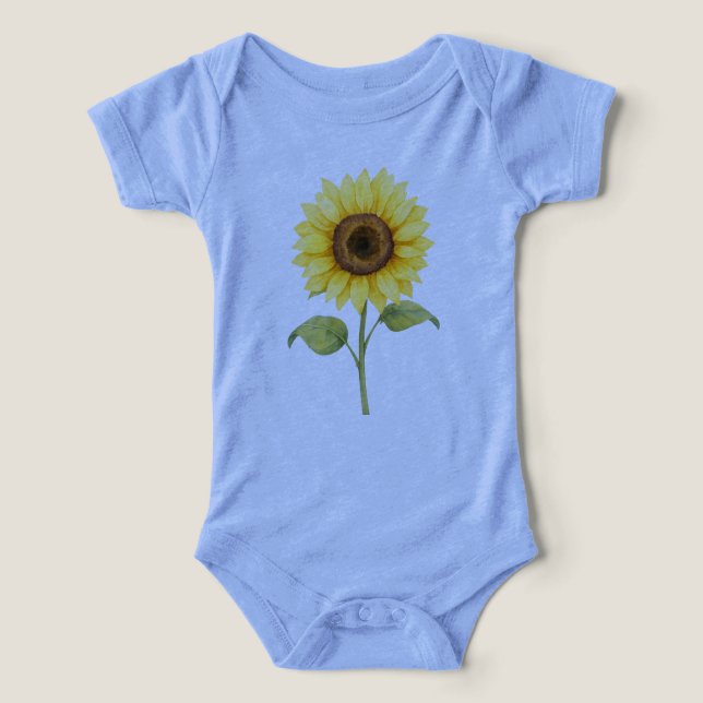 Ilustración de Girasol — Arte Botánico Brillante (Diseño delantero )