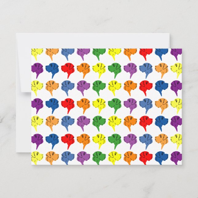 Ilustración de Gran Danés (Anverso)