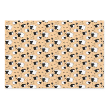 Ilustracion de hojas cortas en blanco y negro