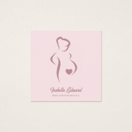 Ilustración de identidad de doula de maternidad de