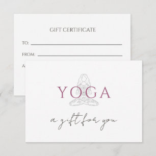 Ilustración de instructora de yoga minimalista en 