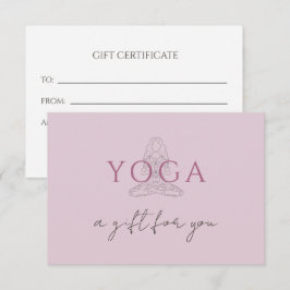 Ilustración de instructora de yoga minimalista en