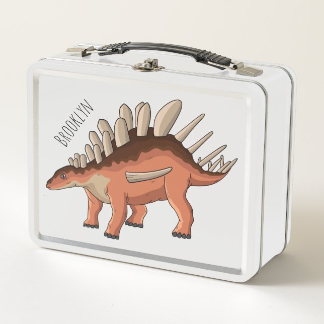 ilustración de Kentrosaurus de dibujos animados  (Anverso)