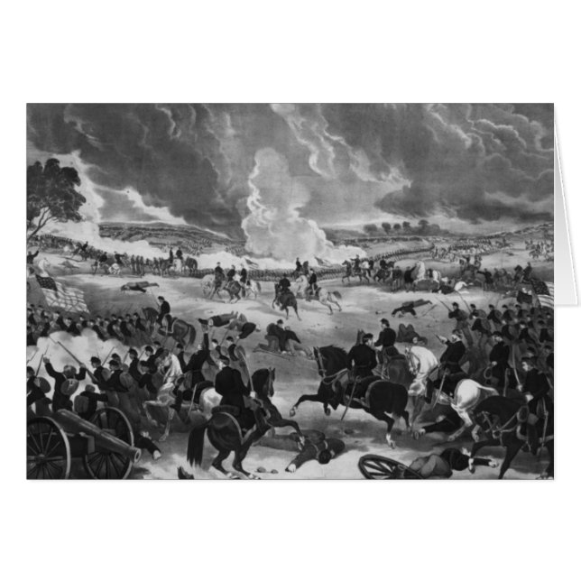 Ilustracion de la batalla de Gettysburg (Anverso (Horizontal))